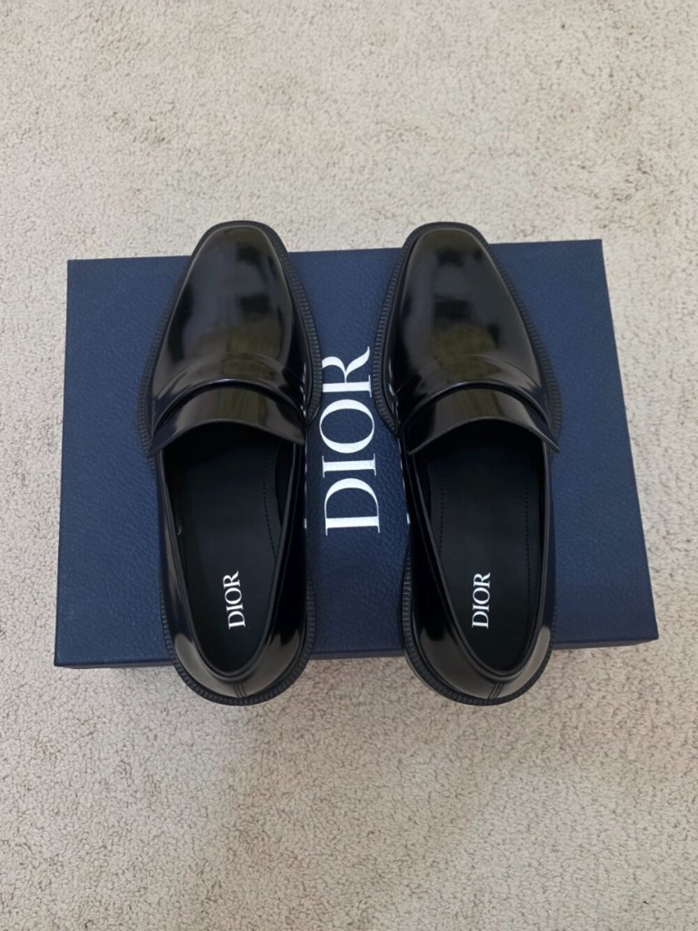 Dior Homme Palmarè Calfskin Leather Loafers - Black (Size 40) - Picture 8 of 11